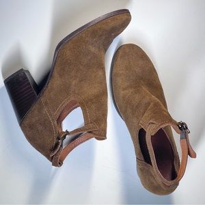 Frye Meghan suede ankle booties sz 8.5